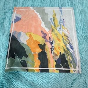 Athleta Colorful Abstract Scarf